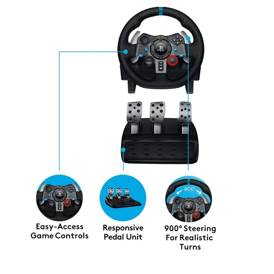 Logitech G29 Driving Force Racing Wheel | Rimedia